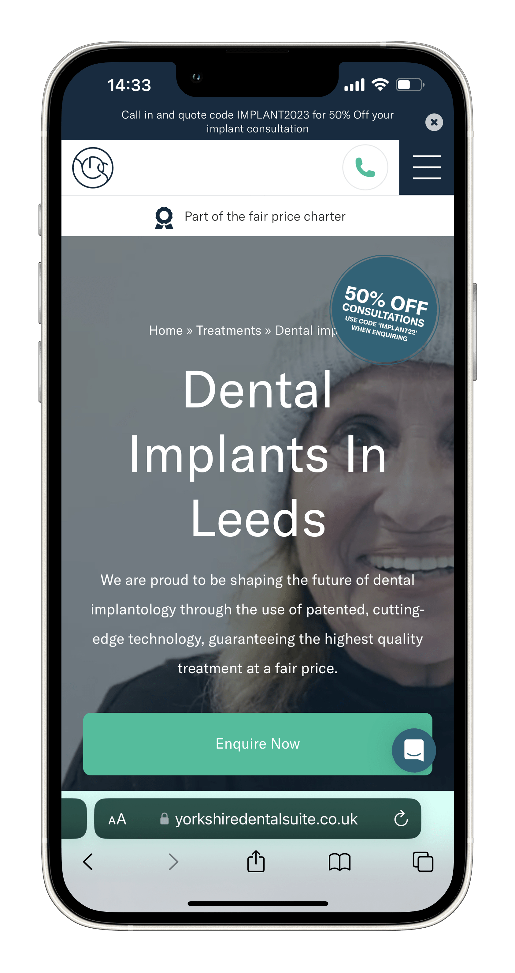 Yorkshire Dental Suite Implant Marketing iphone13promaxsilver portrait Yorkshire Dental Suite Implant Marketing iphone13promaxsilver portrait